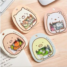 Guguk Tonkatsu Temalı Sumikko Gurashi 50 Adet Sticker Seti Bullet Journal GGK DC015