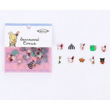 Guguk Sentimental Circus Temalı 80 Adet Sticker Seti Bullet Journal GGK DB011