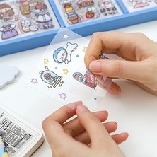 Guguk Time Flying Car Temalı 100 Yaprak 4 Bölmeli Sticker Seti Bullet Journal GGK DG045