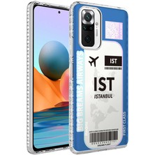 Aslan Aksesuar Xiaomi Redmi Note 10 Pro Kılıf Airbag Kenarlı Renkli Desenli Silikon Zore Elegans Kapak-No4