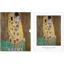 The Kiss, Özel Tasarım Kılıflı, A4 Poster