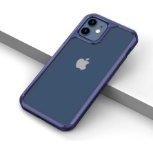 Apple iPhone 12 Kılıf Zore Roll Kapak-Mavi