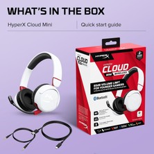 Hyperx Cloud Mini - Kablosuz Oyun Kulaklığı (Beyaz)