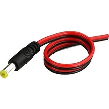 Güvenlik Kamerası 12V DC Erkek Power Jack Kablo Bağlantı Kablosu 24 cm Uzunlukta Dayanıklı Tasarım