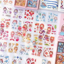 Guguk Sweet Bears Temalı 100 Yaprak 4 Bölmeli Sticker Seti • Bullet Journal (GGK-DG038)