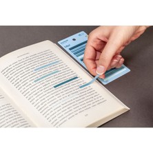 Guguk Mavi 15 Renkli Şeffaf Pet Index Sticker Post It Sticky Note GGK PI005