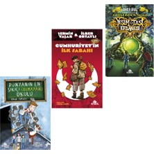Cumhuriyetin Ilk Sabahı / Dünyanın En Sıkıcı (Olmayan) Okulu /yeşim Taşı Efsanesi 3 Kitap Set - Şermin Yaşar
