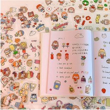 Guguk Travel Temalı 100 Yaprak 4 Bölmeli Sticker Seti • Bullet Journal (GGK-DJ057)