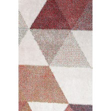 Diji Dekor Halı Multi  K1270 Saçaklı Oval Kaymaz Kesme Ince Yolluk Kilim Salon Halısı Modelleri