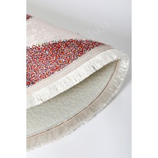 Diji Dekor Halı Multi  K1270 Saçaklı Oval Kaymaz Kesme Ince Yolluk Kilim Salon Halısı Modelleri