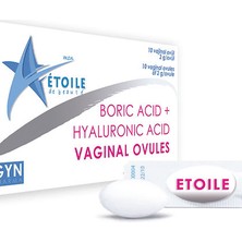 Mon Etoile Boric Acid 600MG Vajinal Suppozituvar