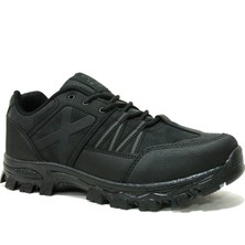 X-Step Siyah Bağcıklı Trekking Outdoor Spor Ayakkabı