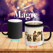 Sabiha Gökçen ve Kemal Atatürk Sihirli Kupa Bardak-s372