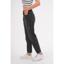 Kadın Yıkamalı Denim pantolon-BGP71