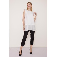 Kolsuz Beyaz Içlik Tunik - BGB13