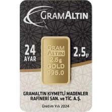 2.5 Gram 24 Ayar Külçe Gram Altın Ziynet Gold