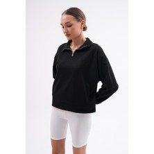 Kadın Yarım Fermuarlı SWEATSHIRT-BGS20