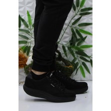 Scooter M0781 Siyah Rahat  Yürüyüş Ayakkabısı Deri Erkek Ayakkabı