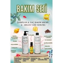 Anti-Loss Dökülme Karşıtı Saç Bakım Seti - Şampuan + Saç Bakım Kremi + Argan Yağı Serumu