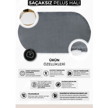 Diji Dekor Peluş Halı Açık Vizon Yıkanabilir Şekilli Post Yolluk Kilim