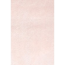Diji Dekor Peluş Halı Pembe Yıkanabilir Oval Post Kesme Yolluk Kilim