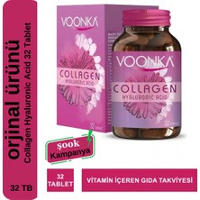 Voonka Collagen Hyaluronic Acid 32 Tablet (32 Günlük)