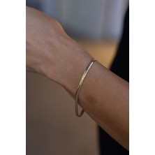 Yenigün Kuyumculuk 14 Ayar Altın Balık Sırtı Bileklik