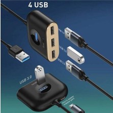 Byars-4in1 USB Hub Adaptör Usb3.0 To Usb3.0*1 Usb2.0*3 Yüksek Hız Veri Tranferi USB Çoğaltıcı Byarsbilişim