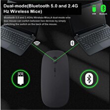 Byars-Tab M10 Hd 2.nesil TB-X306F Uyumlu Slim Şarjlı Bluetooth Klavye ve Mouse Seti Uyumlu Byarsbilişim