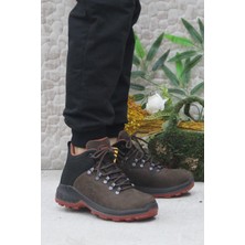 Scooter M4100 Kahve Anatomik Orijinal Ürün  Deri Su Geçirmez Erkek Bot