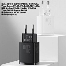 Byars-Hızlı 20W USB Type-C Girişli Şarj Başlığı Qc3.0 Iphone 11 12 13 14 Pro Max Şarj Başlı Byarsbilişim