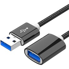 Byars-Hızlı USB 3.0 Örgülü Uzatma Kablosu - 300 cm AL2869 Byarsbilişim