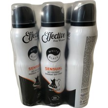 Effective For Women Vücut Deodorantı - Sensual - Anti Perspirant - For Women - 150ML x 6