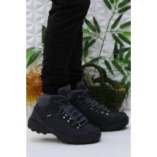 Scooter M4107 Gri Asfalt Anatomik Orijinal Ürün  Deri Su Geçirmez Erkek Bot