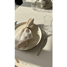 Creaminhome 10 Adet Bej Peçete
