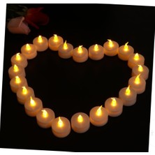 Newstore Home LED Işıklı Mum 24'lü Set