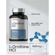 Horbaach L Ornithine Hcl 1900 mg 120 Quick Release Capsul