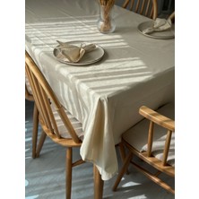 Creamin Home Creaminhome Keten Masa Örtüsü