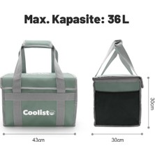 Coolist CL36LG 36 Litre Katlanabilir Termos Bez Çanta / Buzluk