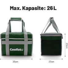 Coolist CL26G 26 Litre Katlanabilir Termos Bez Çanta / Buzluk