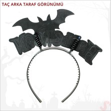 Süsle Bebek ve Parti Halloween Yarasa Taç - Sarı