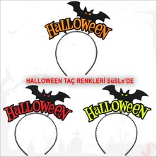 Süsle Bebek ve Parti Halloween Yarasa Taç - Sarı