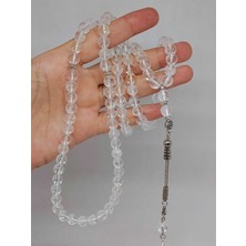 Kristal Kuvars Taşı 99LUK Tesbih 8mm (8956)