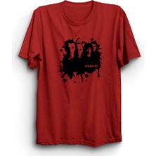 The Fame Coldplay, Black Design, Rock Metal Müzik Grubu %100 Pamuk Tişört
