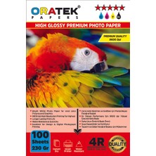 Oratek Canon Gı-46 GX7055 Uyumlu Evertday Premium Parlak 10X15CM Fotoğraf Kağıdı 230 Gr. 100 Adet