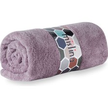 Mislina Deluxe Wellsoft Battaniye Lila Çift Kişilik 200 x 220  cm