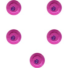 Omeyva Kullan At Parti Davet Sunum Servis Plastik Sert Mika Tabak - 26 Cm. - Pembe - 6 Adetlik 5 Paket