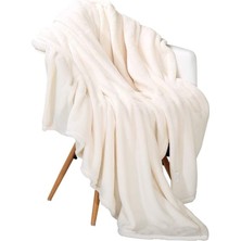 Mislina Deluxe Wellsoft Battaniye Krem Çift Kişilik 200X220 cm