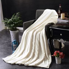 Mislina Deluxe Wellsoft Battaniye Krem Çift Kişilik 200X220 cm