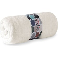Mislina Deluxe Wellsoft Battaniye Ekru Çift Kişilik 200X220 cm